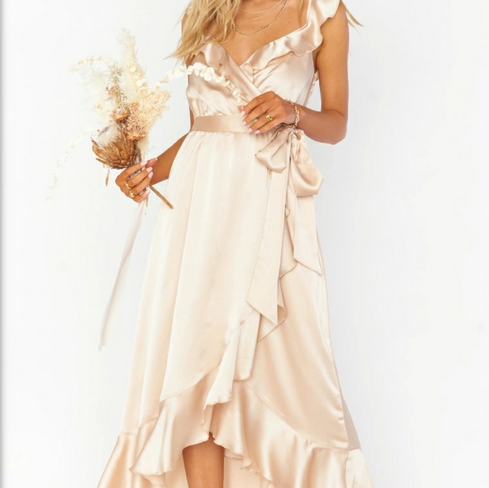 Show Me your Mumu Samantha Ruffle Wrap Dress